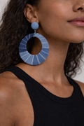 Denim Earrings