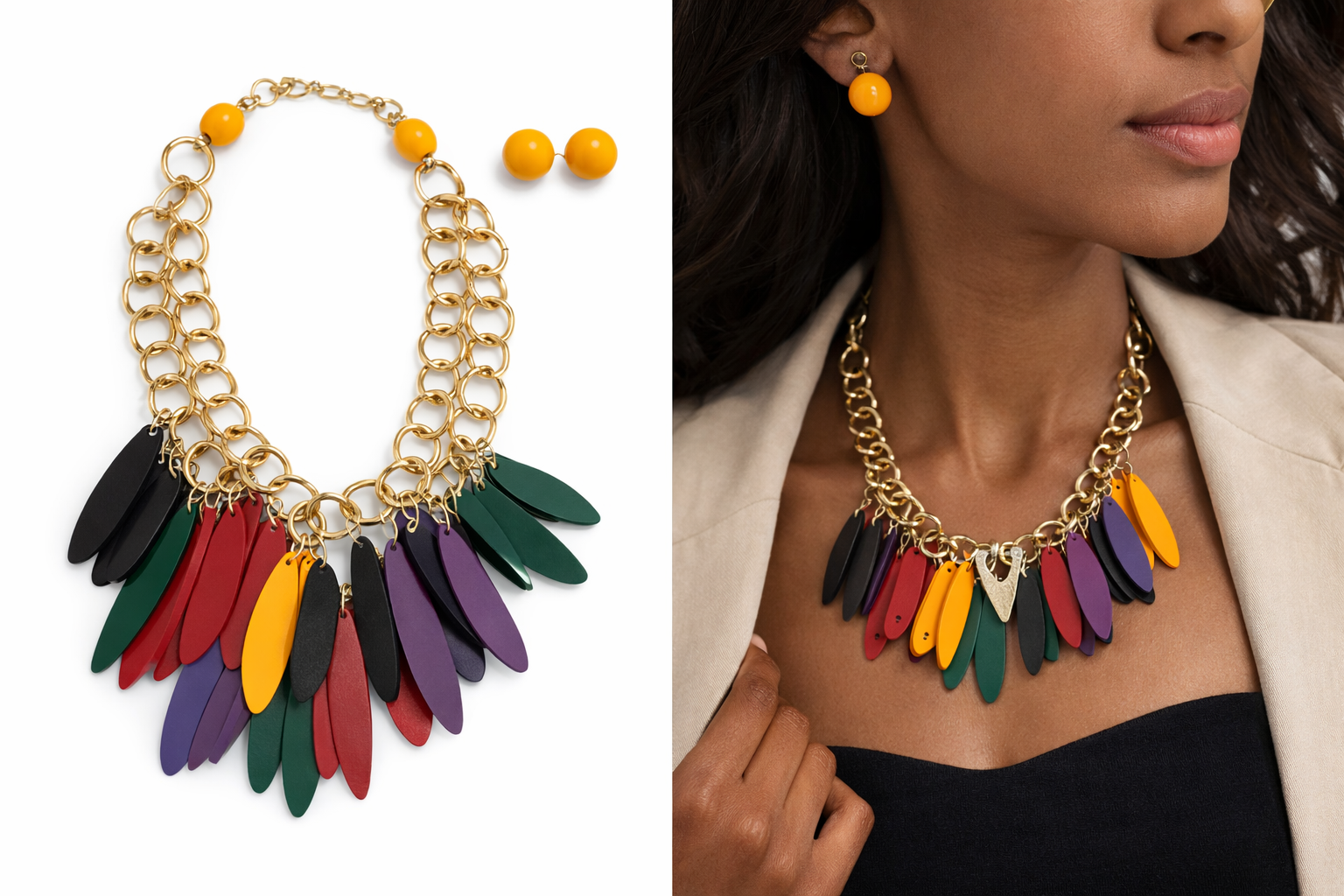 Necklace & Earrings Set