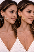 Silver Hoop Earrings