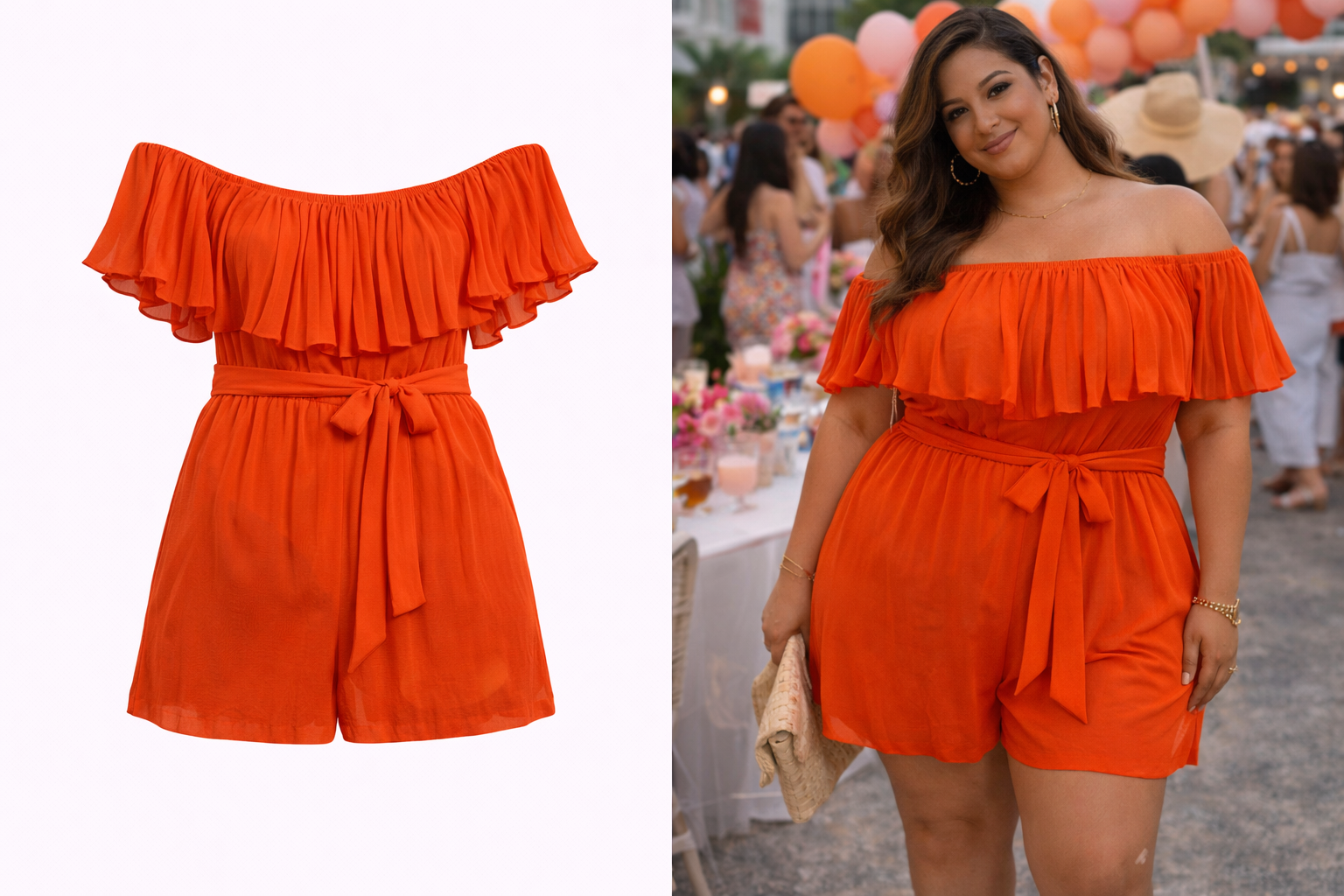 Plus Size Romper