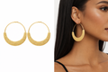 Gold Hoop Earrings