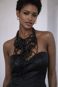 Dramatic Black Necklace