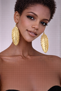 Gold Leaf Earrings