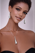 Silver Teardrop Necklace