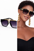 Black and Gold Glasses