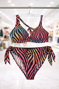 Multi Color 2 Piece Swimsuit