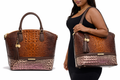 Brown Brahmin Inspired Handbag