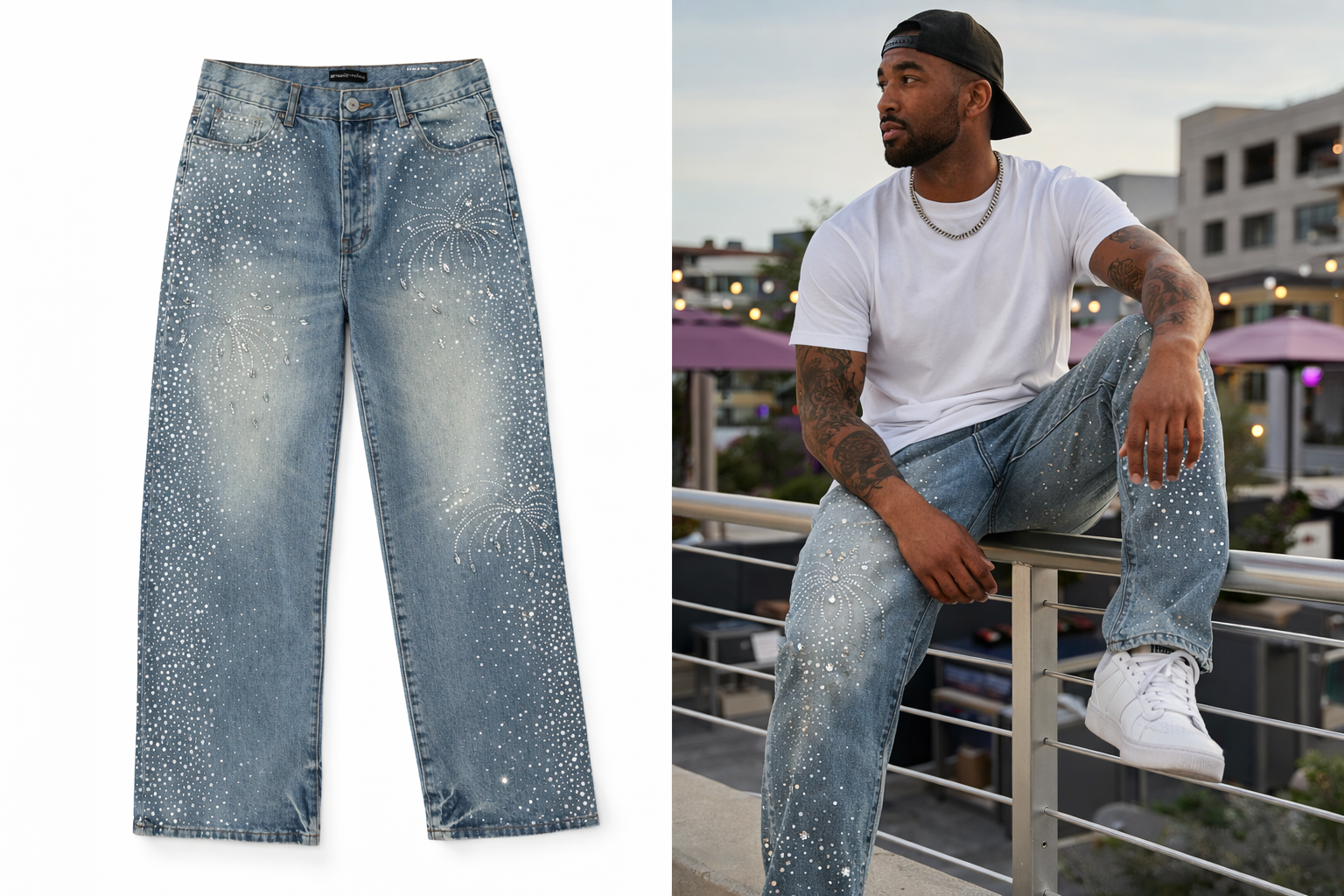 Men’s Purple Jeans
