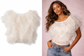 White Crop Blouse