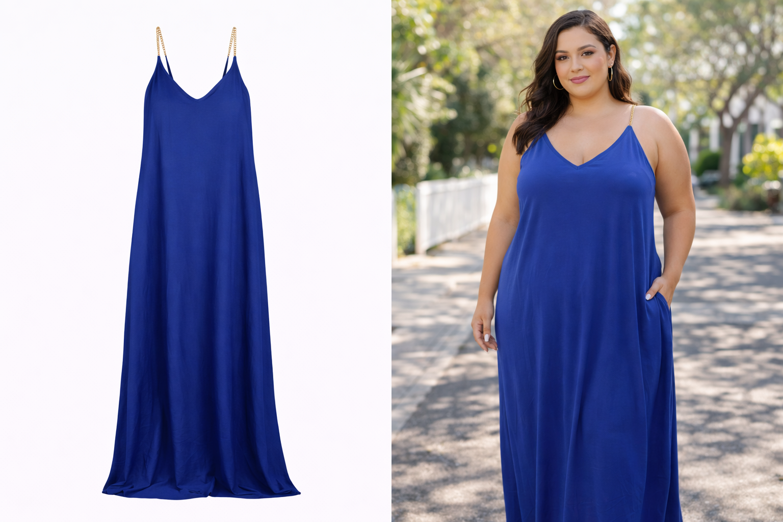 Blue Maxi Dress