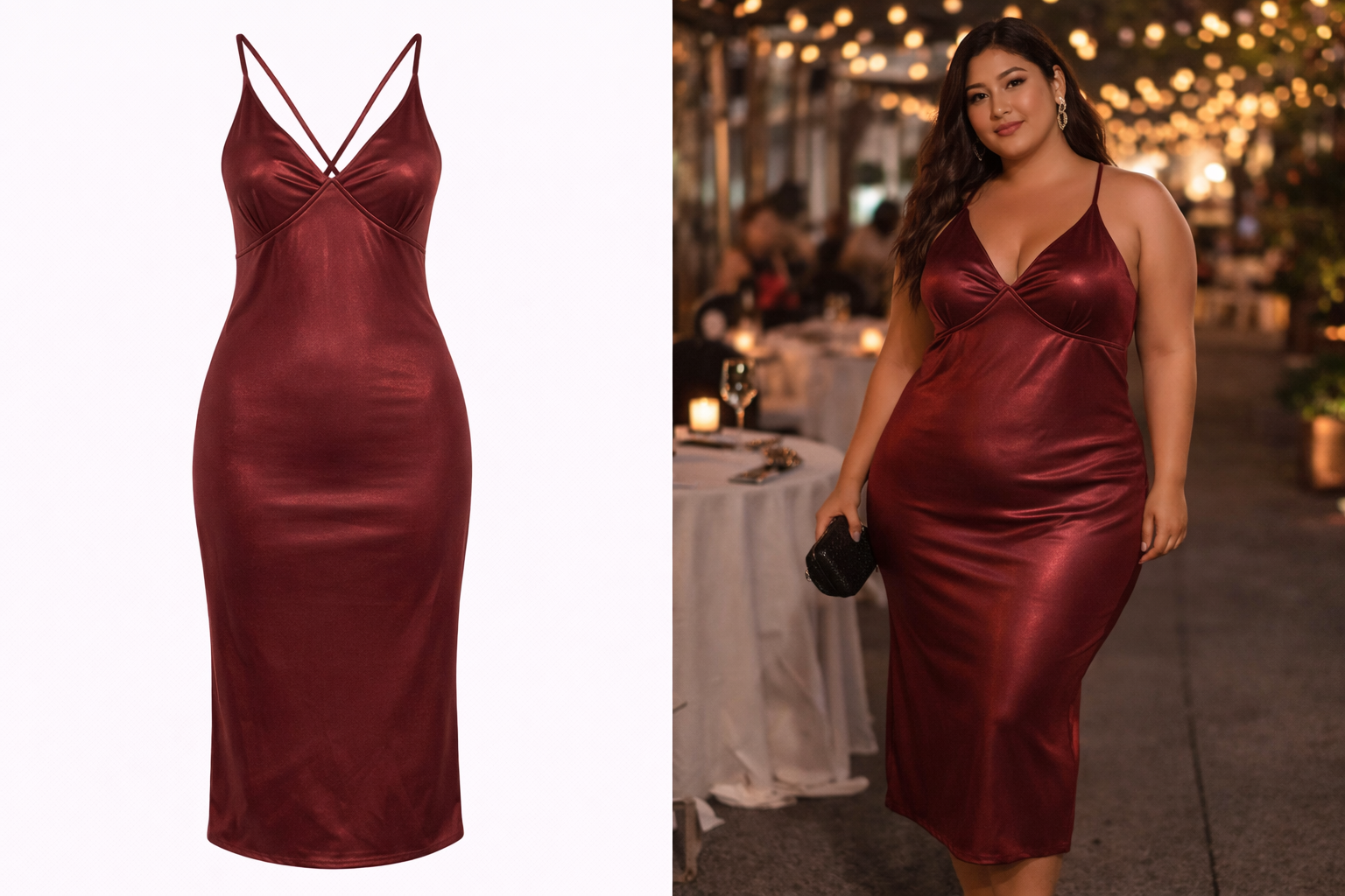 Red Sleeveless Dress