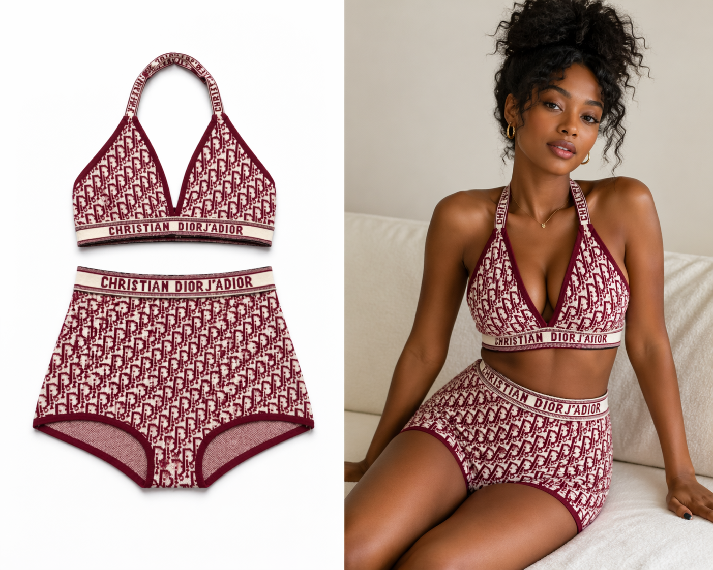 Dior Inspired Swimsuit